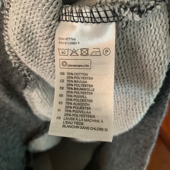 H&M Men heather dark gray turtleneck sweater (medium) - Picture 2 of 4